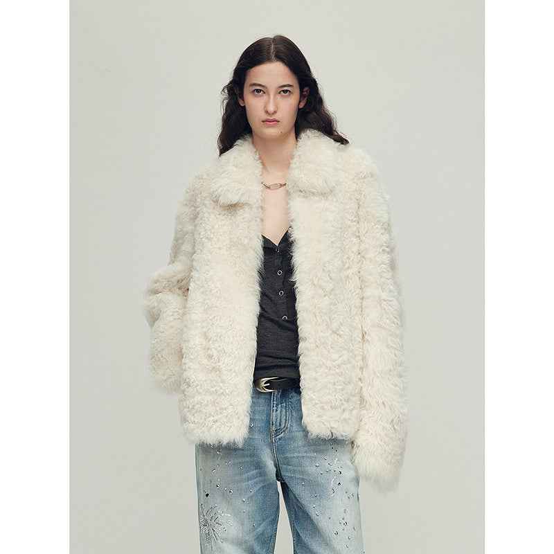 Fireladyfur 3D H-Line Tuscan Curly Fur Coat - Icelandic Bell Sound