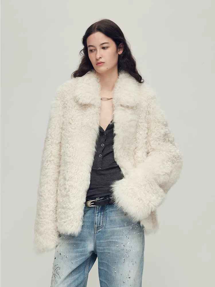 Fireladyfur 3D H-Line Tuscan Curly Fur Coat - Icelandic Bell Sound