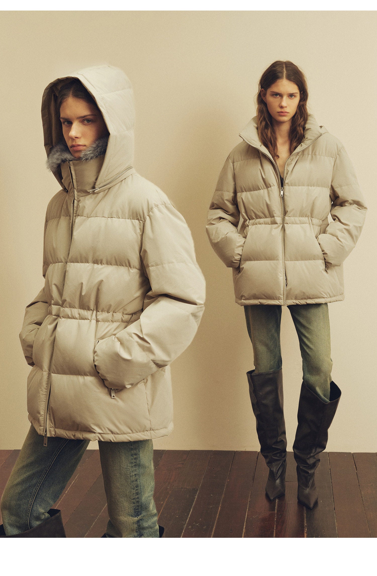 Firelady Fur Women's Fur-Trim Down Parka | Detachable Fox Fur Hood & 90% White Goose Down Fill“Frost Wild”