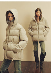 Firelady Fur Women's Fur-Trim Down Parka | Detachable Fox Fur Hood & 90% White Goose Down Fill“Frost Wild”