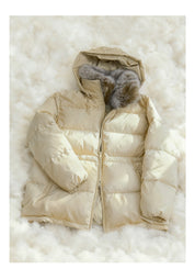 Firelady Fur Women's Fur-Trim Down Parka | Detachable Fox Fur Hood & 90% White Goose Down Fill“Frost Wild”
