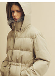 Firelady Fur Women's Fur-Trim Down Parka | Detachable Fox Fur Hood & 90% White Goose Down Fill“Frost Wild”