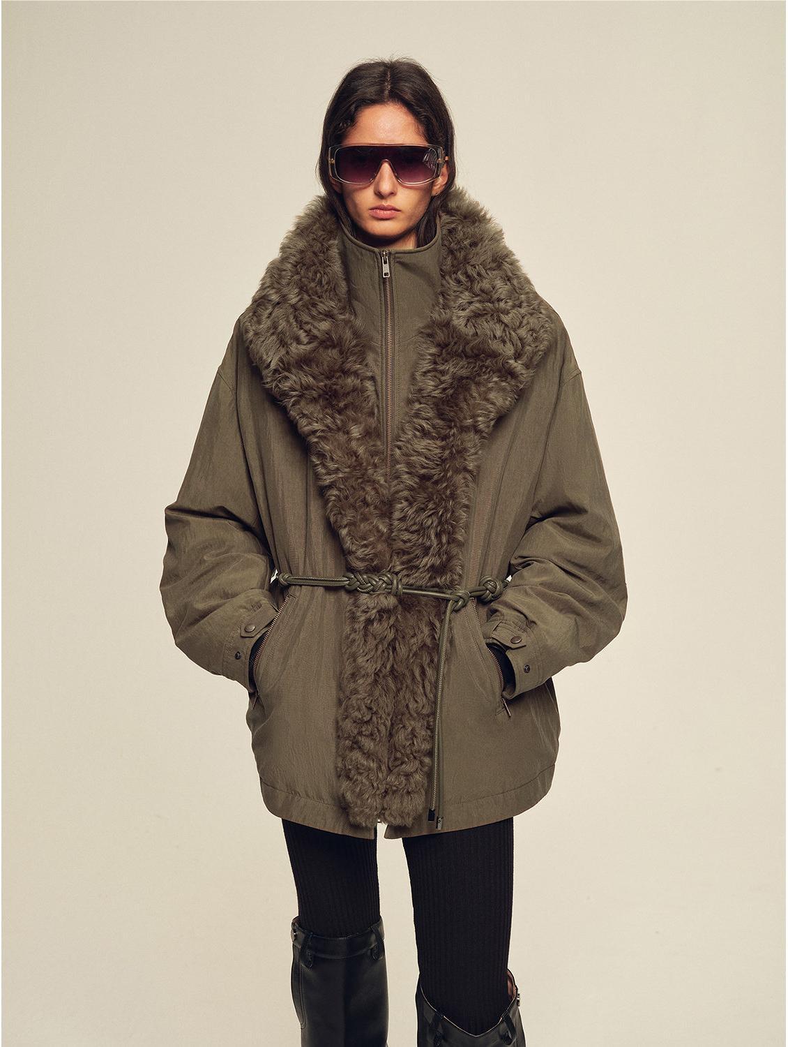 Firelady Fur Women's Detachable Toscana Shearling-Lined Parka Jacket "The Wizard of Oz"