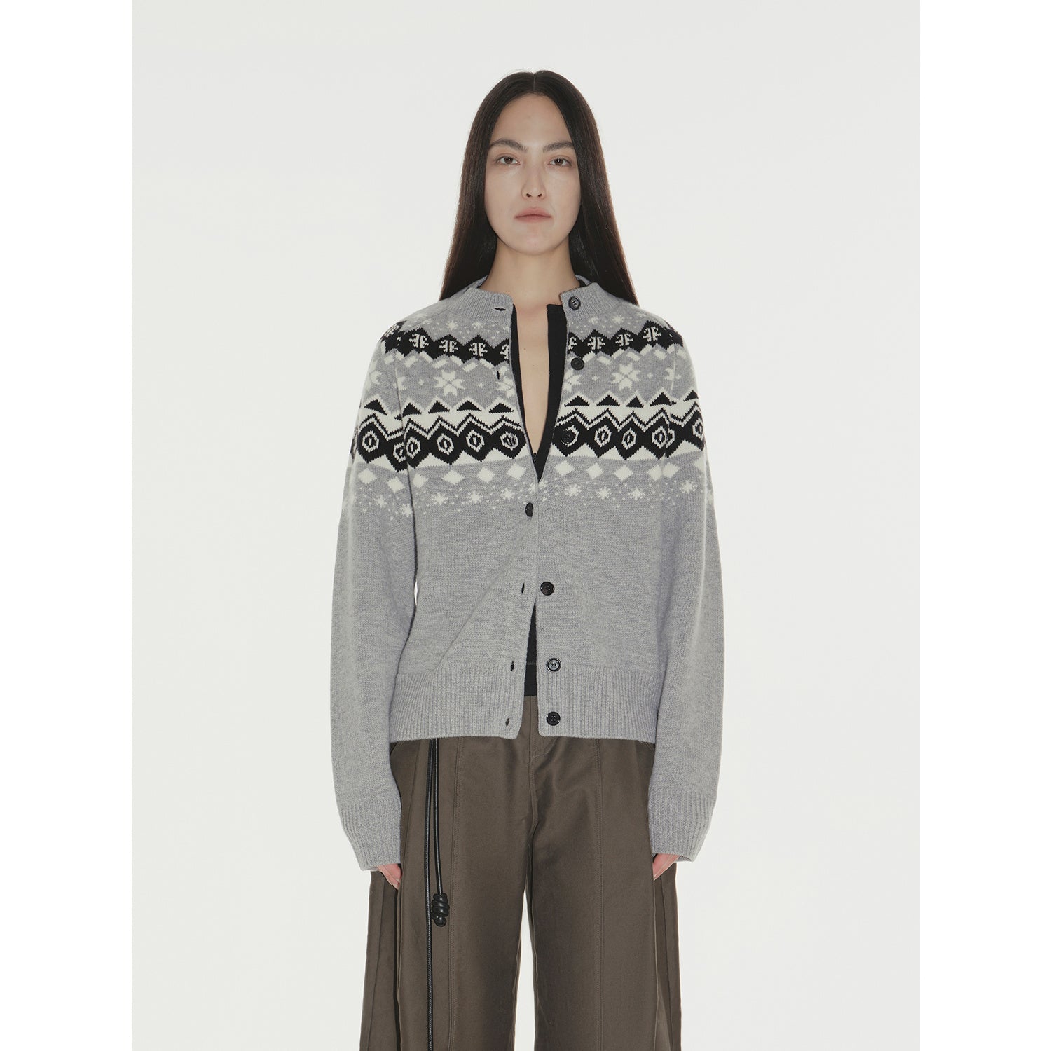 "Autumn on Fair Isle" Australian 17.5 micron machine washable merino wool jacquard sweater