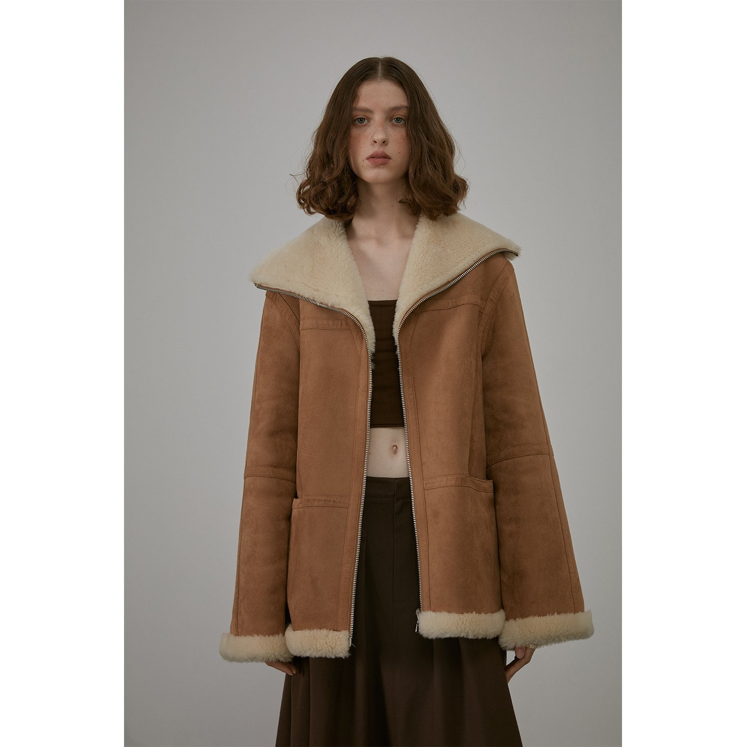 August Night Reversible Shearling Jacket