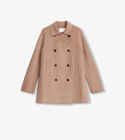 "Desert Rose"Australian imported wool double-breasted high-end woolen coat for small women