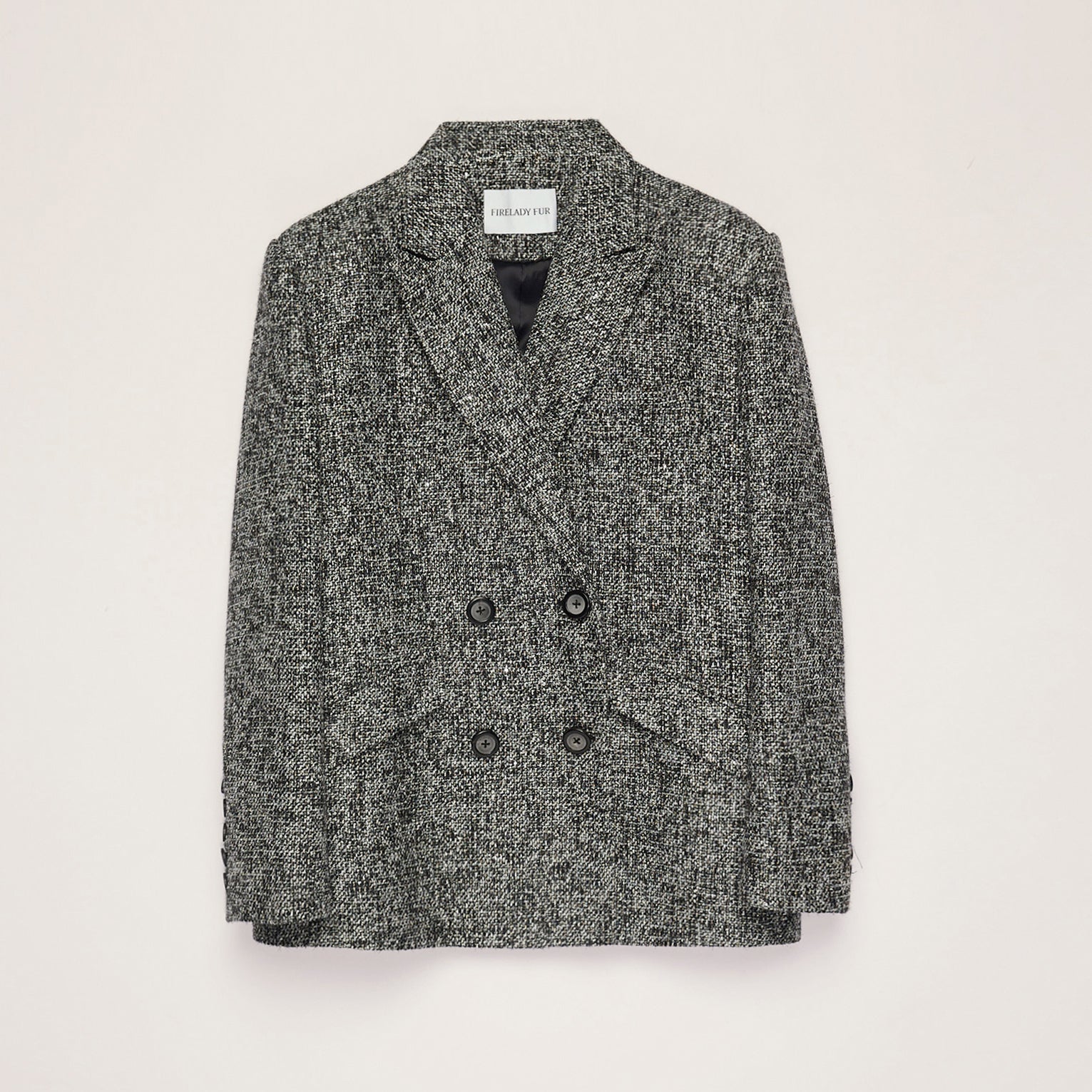 "Long Night Meteor" Limited Edition Italian Imported Yarn Fashionable Chanel Style Tweed Suit Jacket