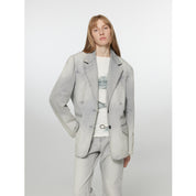 Discover Denim Heavy Washed Loose Fit Denim Jacket