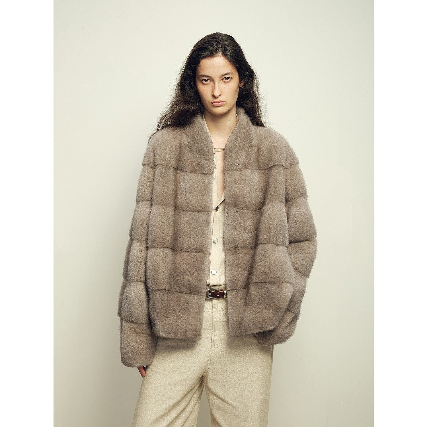 Fireladyfur Women's Purple Label Mink Coat | Horizontal Spine