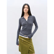 "Effortless Knit"Imported Yangtze 2S 30-Count Merino Wool Polo Neck Sweater for Autumn/Winter