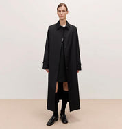 "Fragrant Moment" Trench Coat for Women, New Style, Mid-Length for Petite Figures, High-End British Style Overcoat