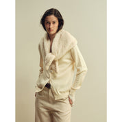 Firelady Fur Women’s Winter Mink Triangle Scarf – Kopenhagen Purple Label Luxury Woven Mink Shawl, Elegant Vintage Style