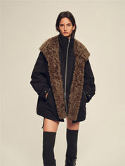 Firelady Fur Women's Detachable Toscana Shearling-Lined Parka Jacket "The Wizard of Oz"