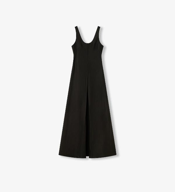 "Simple Love" High Density Modal Mulberry Silk Insert U-neck Vest Dress