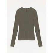 "Minimalist Moment" Simple Casual Lyocell Tencel Wool Blend Long Sleeve Bottoming Shirt Early Spring Top