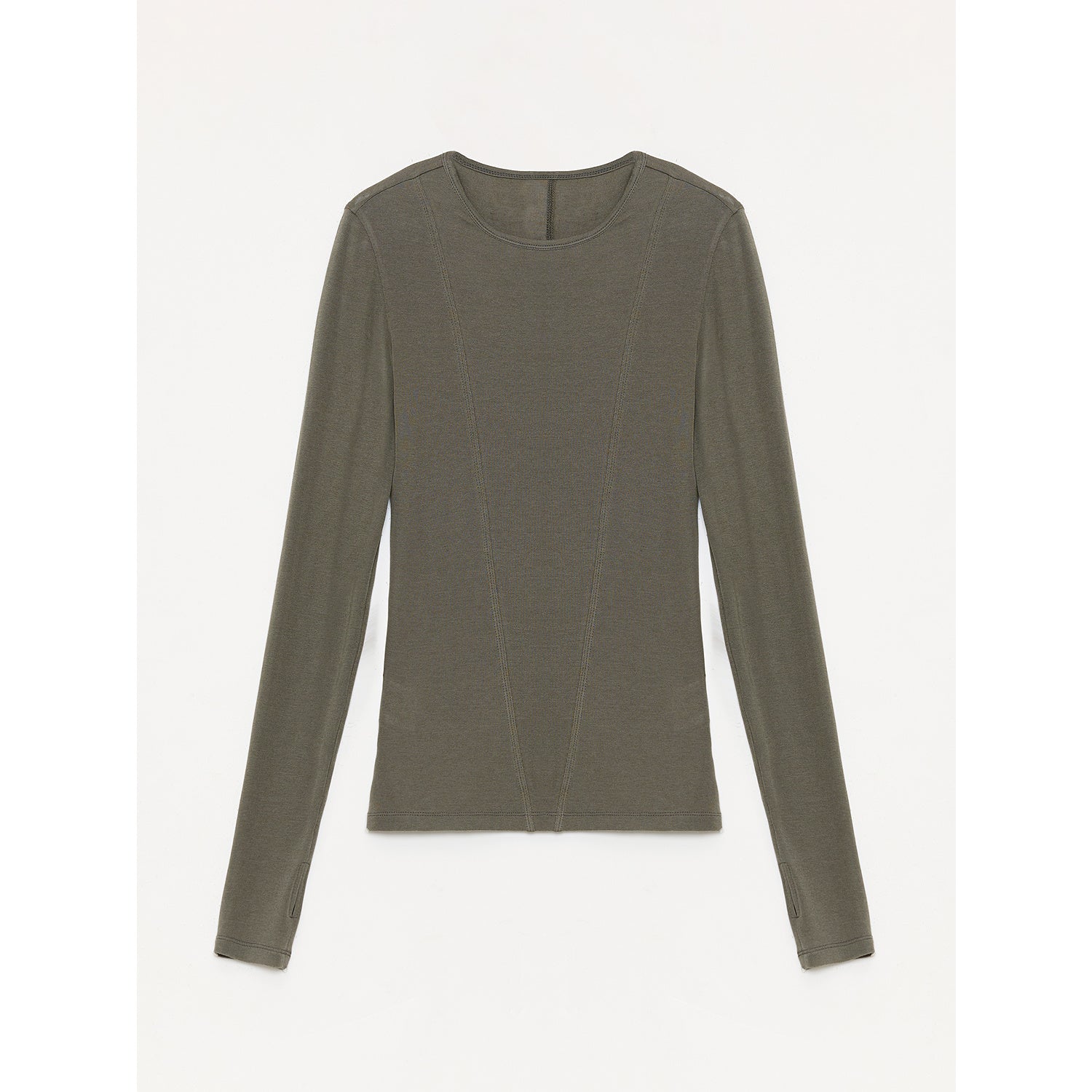 "Minimalist Moment" Simple Casual Lyocell Tencel Wool Blend Long Sleeve Bottoming Shirt Early Spring Top