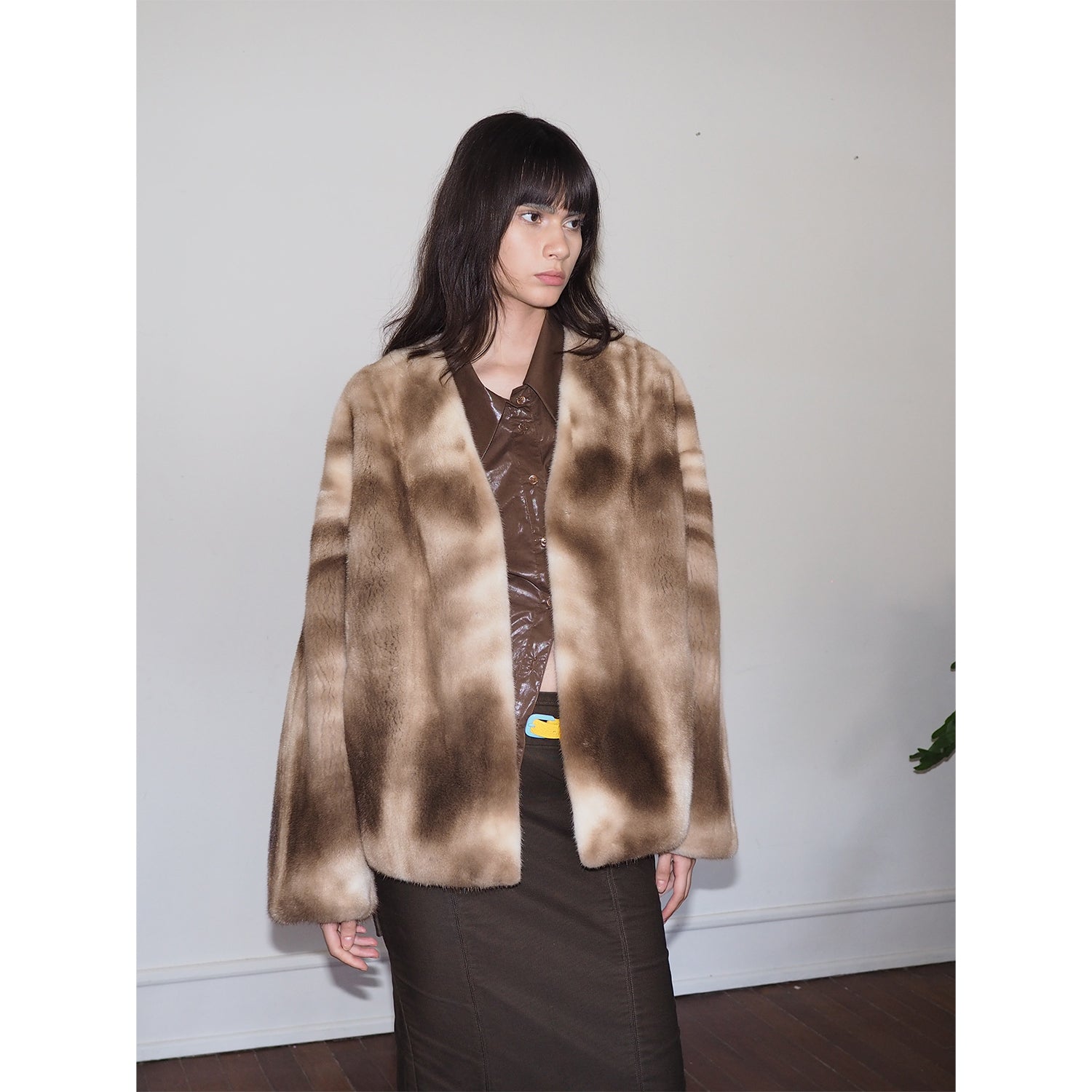 Louvre Mink V-Neck Jacket – Firelady Fur