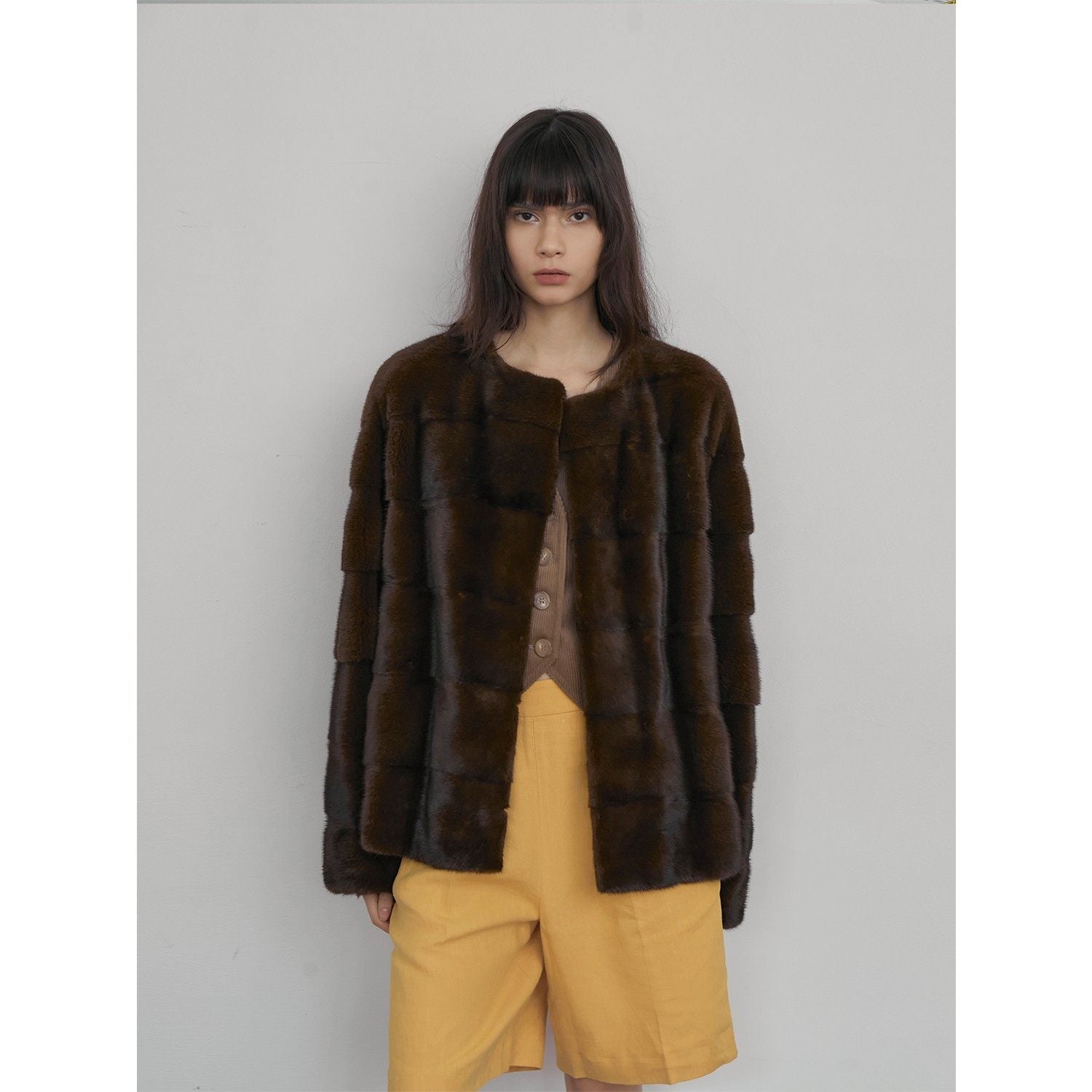 Fireladyfur Women's Purple Label Mink Coat | Horizontal Spine