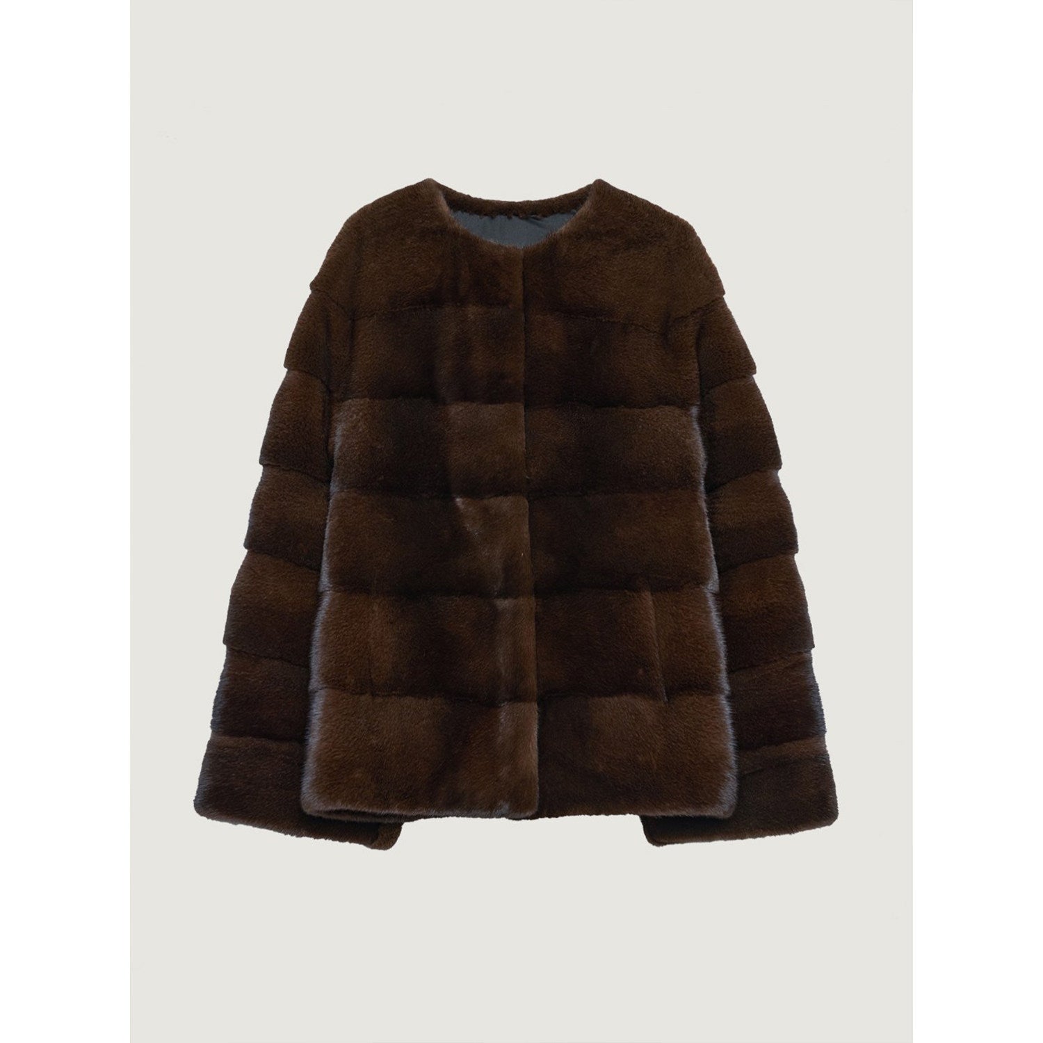 Fireladyfur Women's Purple Label Mink Coat | Horizontal Spine Tailoring | Mink Fur Outerwear“Legacy Mink”