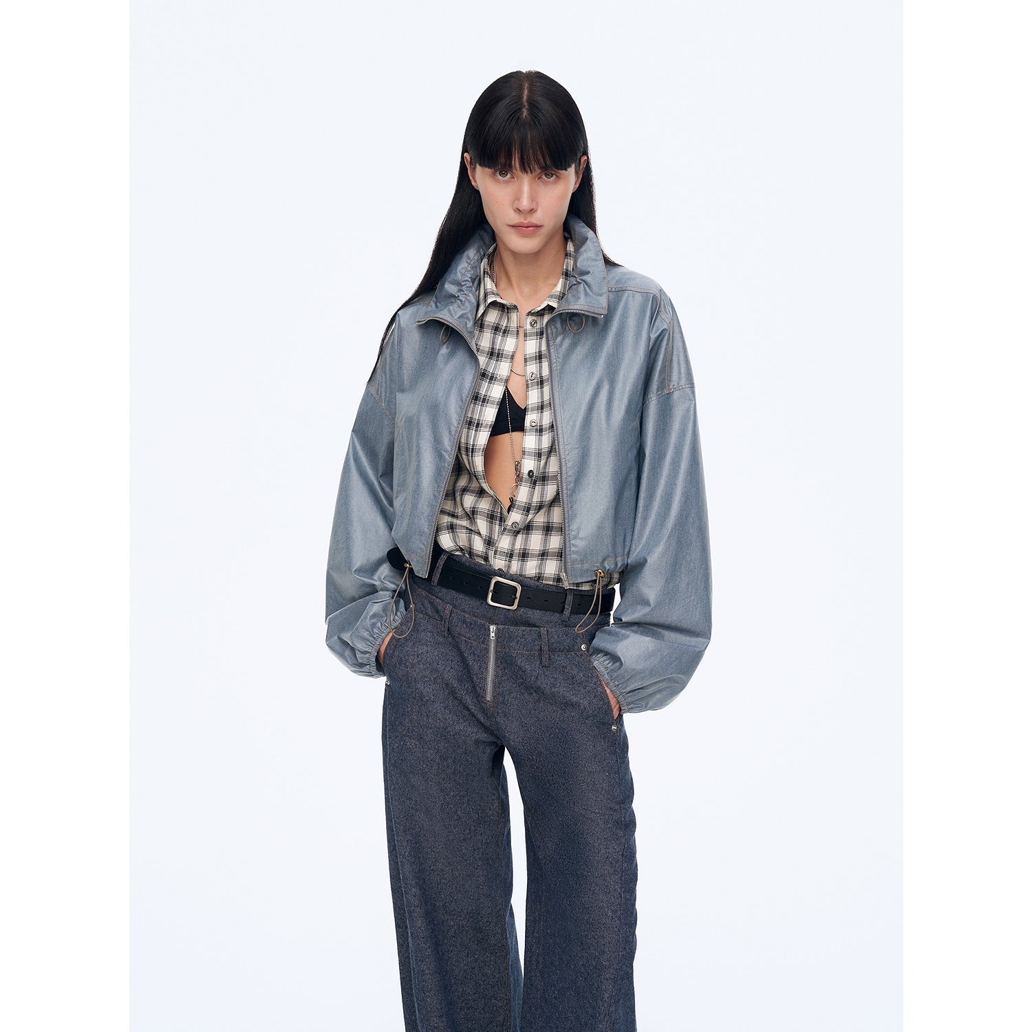 "Blues Notes" Technological Composite Film Cotton Lightweight Outdoor Jacket - variant_title