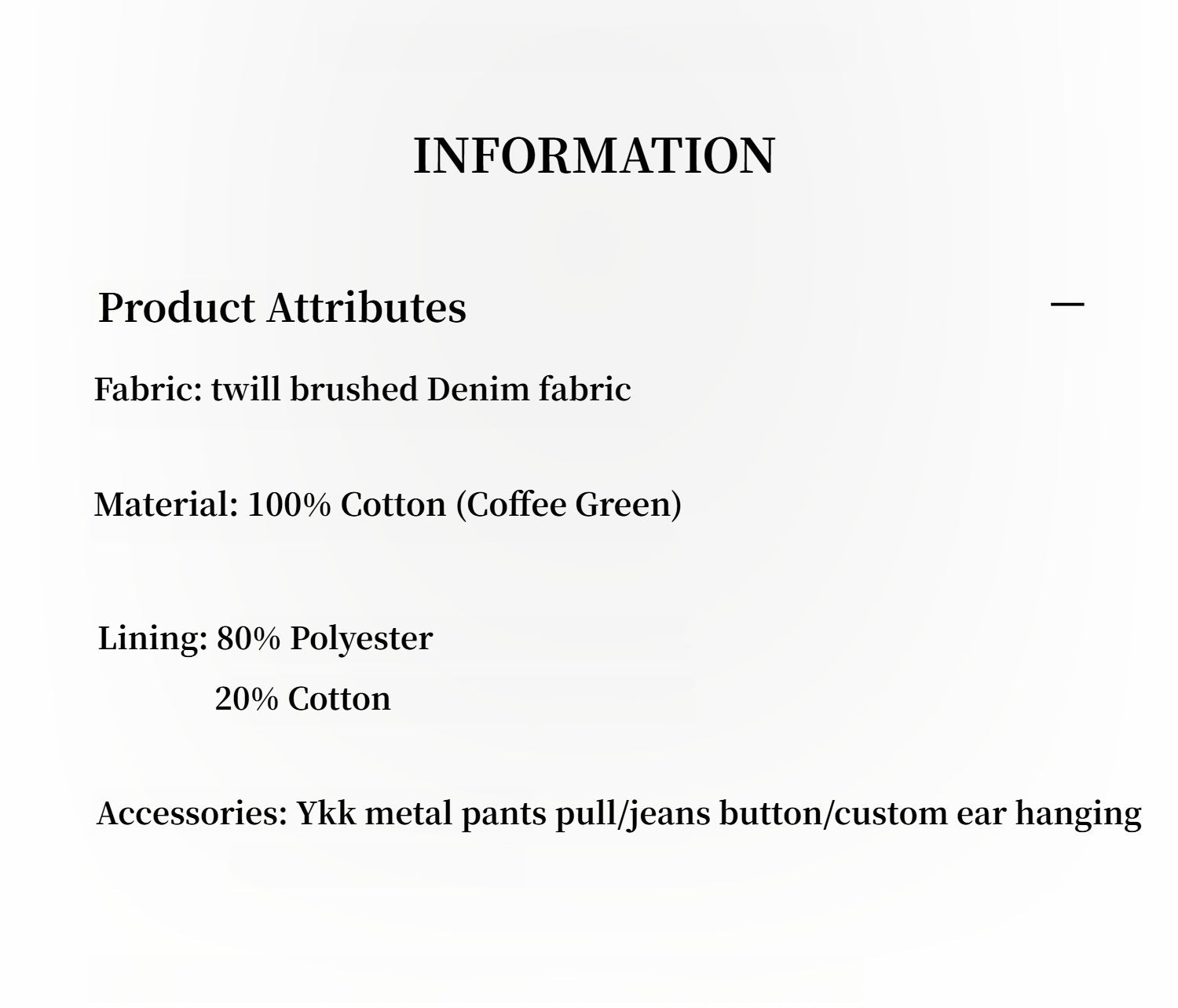 "Culotte Declaration" Retro split design fake two - piece twill brushed slightly flared slim jeans - variant_title