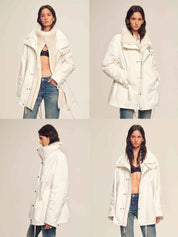 Firelady Fur Women's Down Parka with Detachable Tokaj Fur Collar & 90% Goose Down "Ode to the Stars" - variant_title