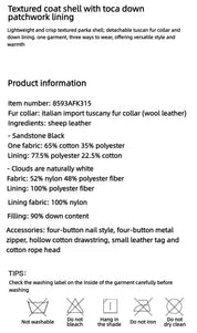 Firelady Fur Women's Down Parka with Detachable Tokaj Fur Collar & 90% Goose Down "Ode to the Stars" - variant_title