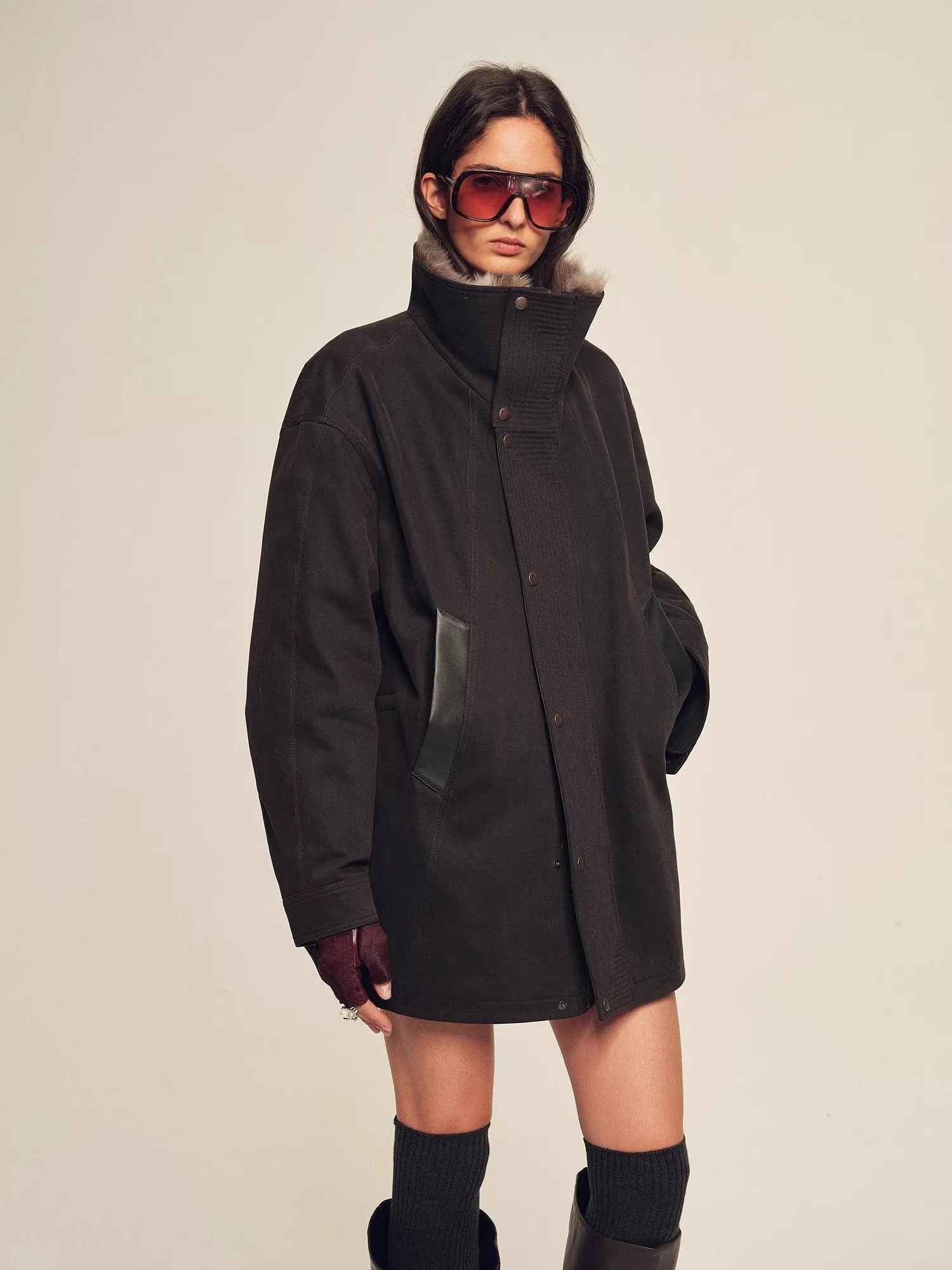 Firelady Fur Women's Down Parka with Detachable Tokaj Fur Collar & 90% Goose Down "Ode to the Stars" - variant_title