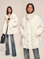 Firelady Fur Women's Down Parka with Detachable Tokaj Fur Collar & 90% Goose Down "Ode to the Stars" - variant_title