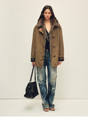 Firelady Fur Women's Goose Down Fur Parka with Detachable Raccoon Fur Hood“Hearthside Simmer” - variant_title