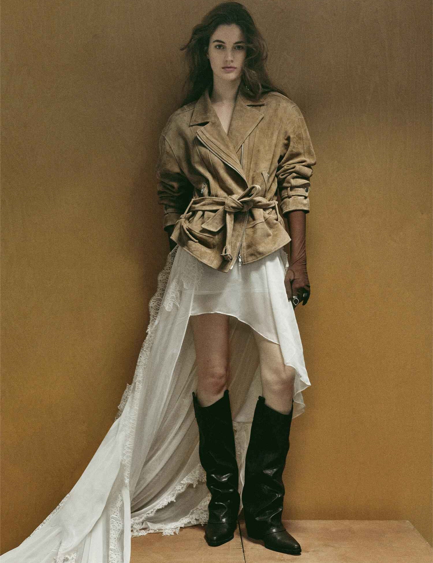 Firelady Fur Women's Sheepskin Moto Jacket 'Modern Times' - Trendy Biker Coat