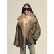 Firelady women's fur parka coat with two - tone Tuscan coyote fur collar, "Wilderness Parka" - variant_title