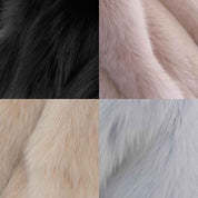 Fireladyfur Women's Finland Saga Fox Fur Fashion Cardigan“Black Sugar” - variant_title