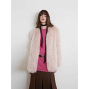 Fireladyfur Women's Finland Saga Fox Fur Fashion Cardigan“Black Sugar” - variant_title