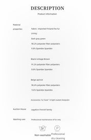 Fireladyfur Women's Fur Coat | Genuine Finnish Fox Fur"Reed Flower" - variant_title