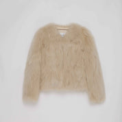 Fireladyfur Women's Fur Coat | Genuine Finnish Fox Fur"Reed Flower" - variant_title