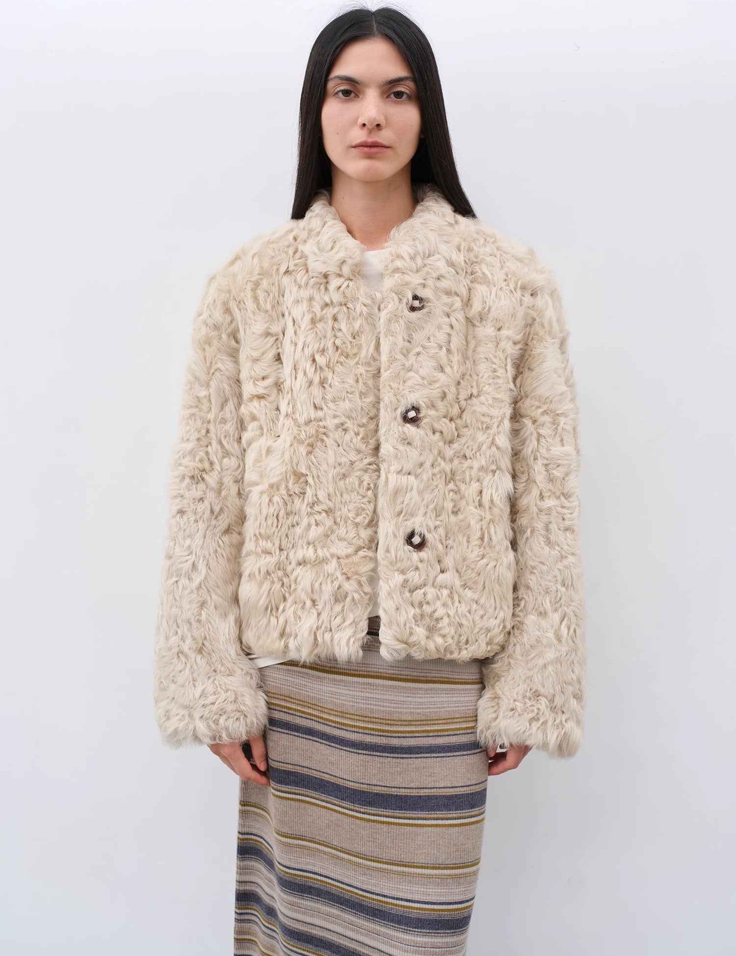 Fireladyfur Women's Imported Sheepskin Coat | New Zealand Wool“Little Bear” - variant_title