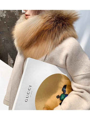 Kopenhagen Auction House Grade Whole Red Fox Fur Magnetic Buckle Scarf - variant_title