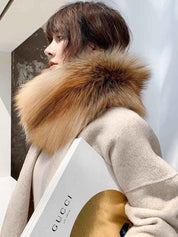 Kopenhagen Auction House Grade Whole Red Fox Fur Magnetic Buckle Scarf - variant_title