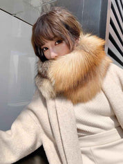 Kopenhagen Auction House Grade Whole Red Fox Fur Magnetic Buckle Scarf - variant_title