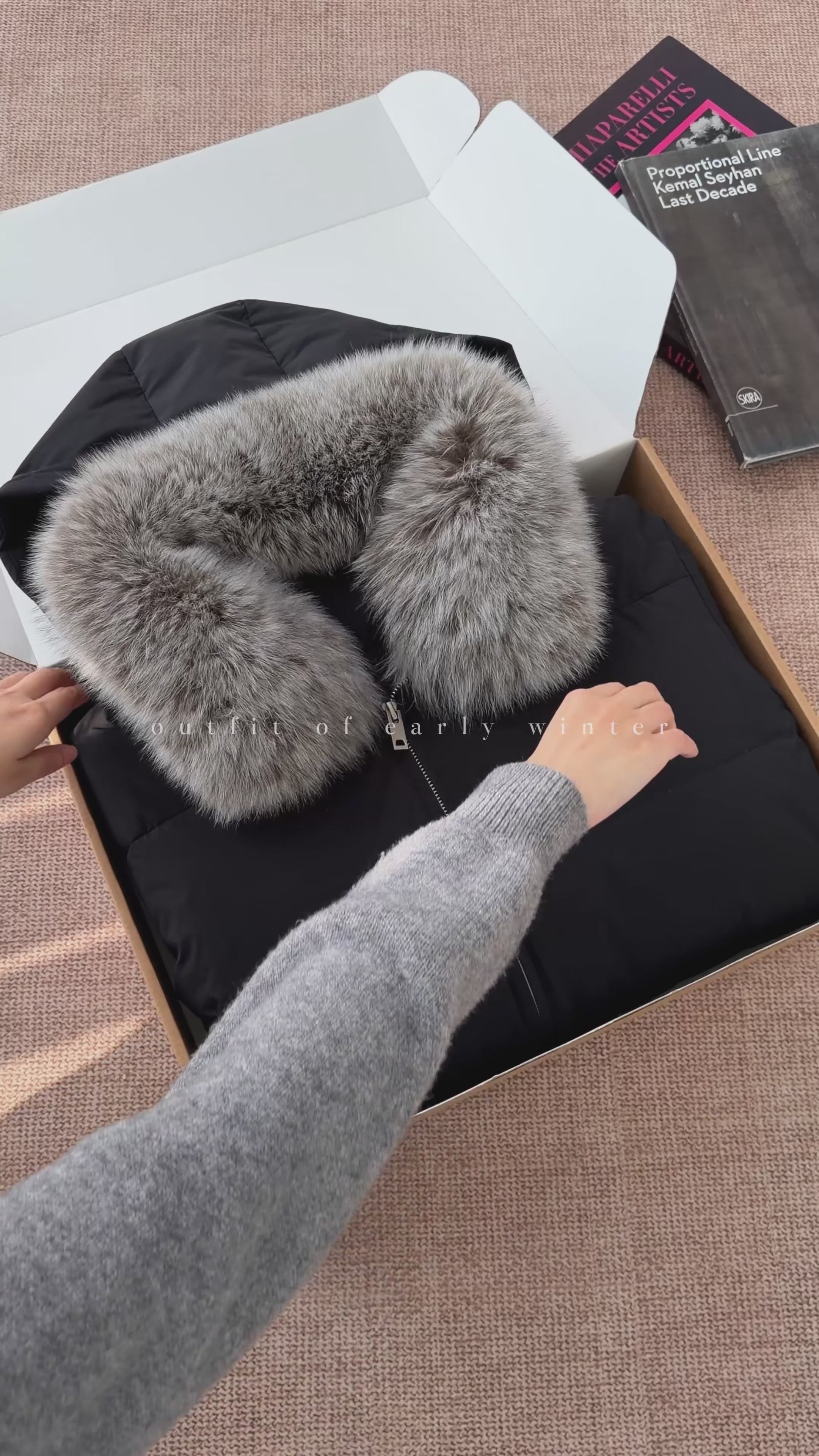 Firelady Fur Women's Fur-Trim Down Parka | Detachable Fox Fur Hood & 90% White Goose Down Fill“Frost Wild”