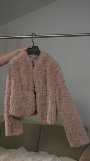 Fireladyfur Women's Tuscan Sheepskin Coat“Morning Mist Fairy”