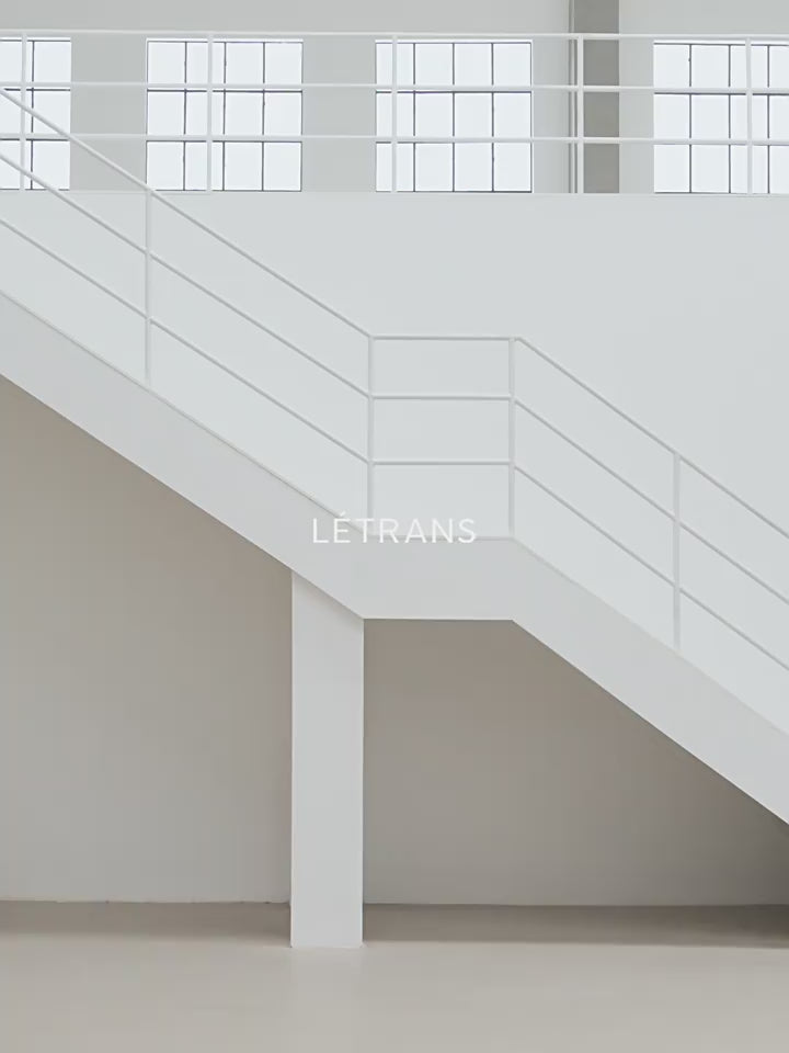 Letrans Women's Asymmetrical Hem T-Shirt - Short Sleeve Top “Architectural Principles”