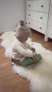 Natural New Zealand Sheepskin Rug 2x6 | Double Pelt | Thick Plush | Undyed & Formaldehyde-Free | Baby-Safe