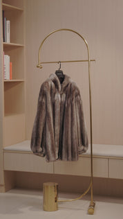 Meteor Variations Sable Fur Coat Women