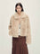 Fireladyfur Women's Soft & Warm Short Wool Sheepskin Coat“Blackmoon Berlin”