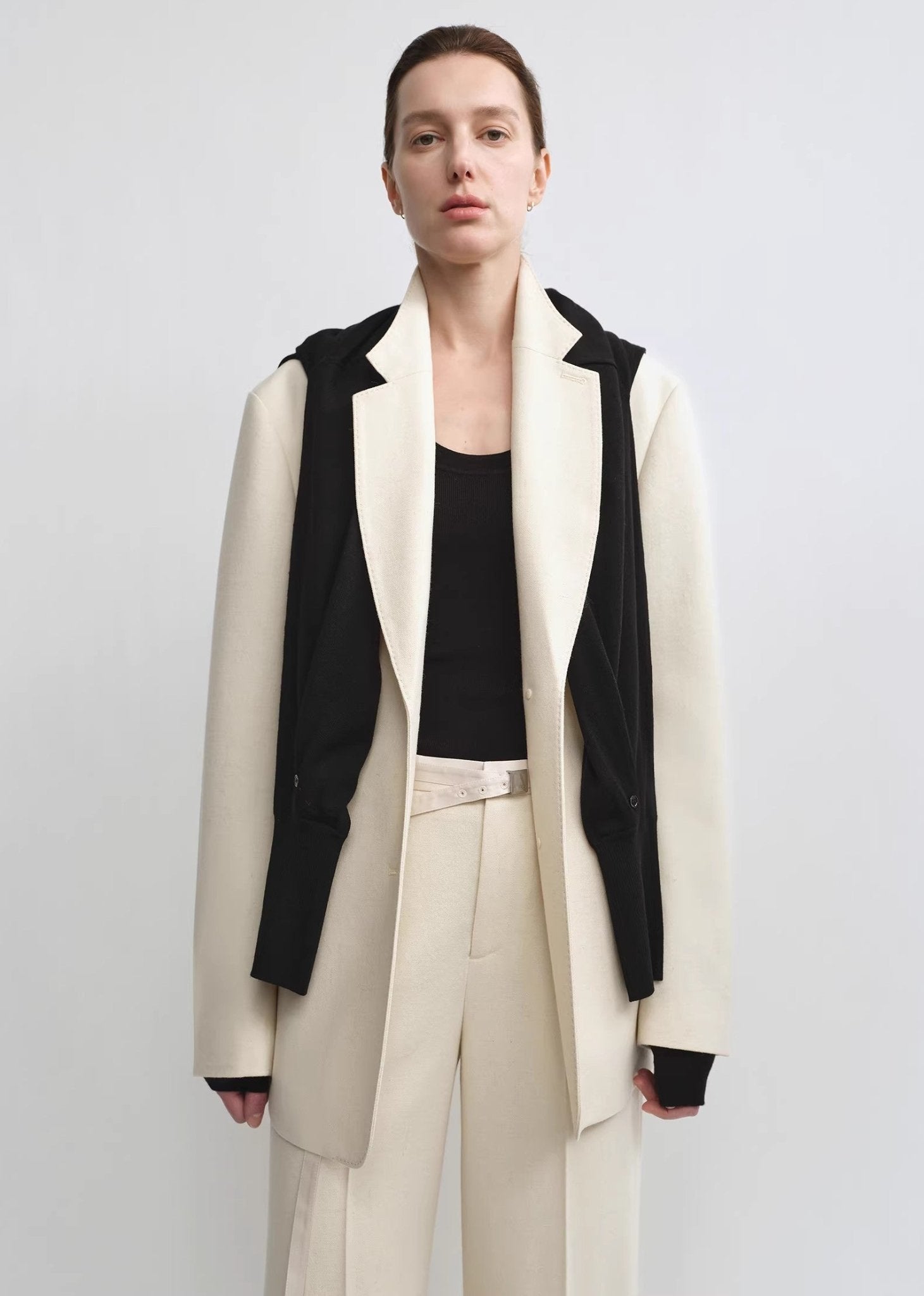 THE ARTM Australian Merino Wool Oversized Suit Set - Wrinkle - Resistant Blazer & Trousers - variant_title