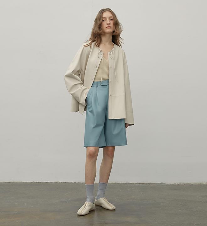 Ultra - Thin Light - Coated Sheep Leather Jacket for Women"Contrary Galaxy" - variant_title